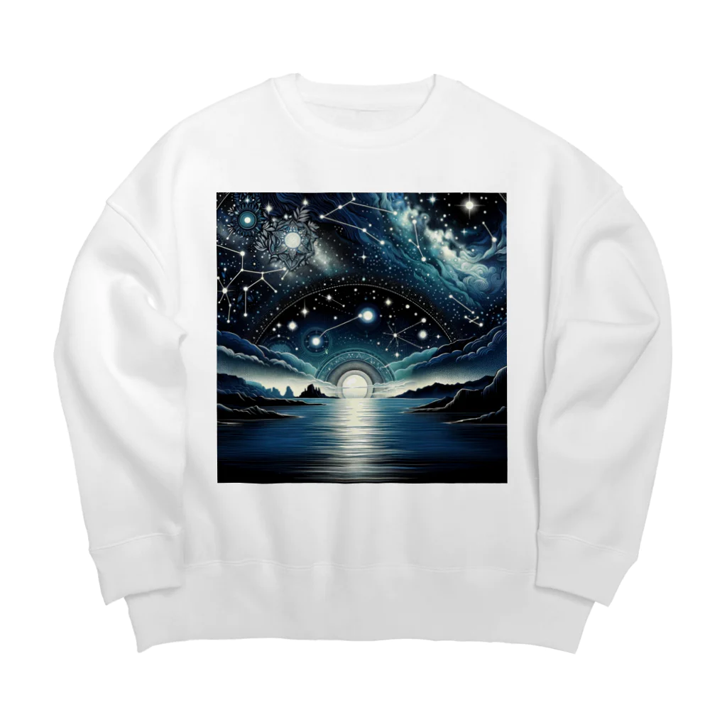 宇宙の神秘グッズ販売所のサザンクロス Big Crew Neck Sweatshirt