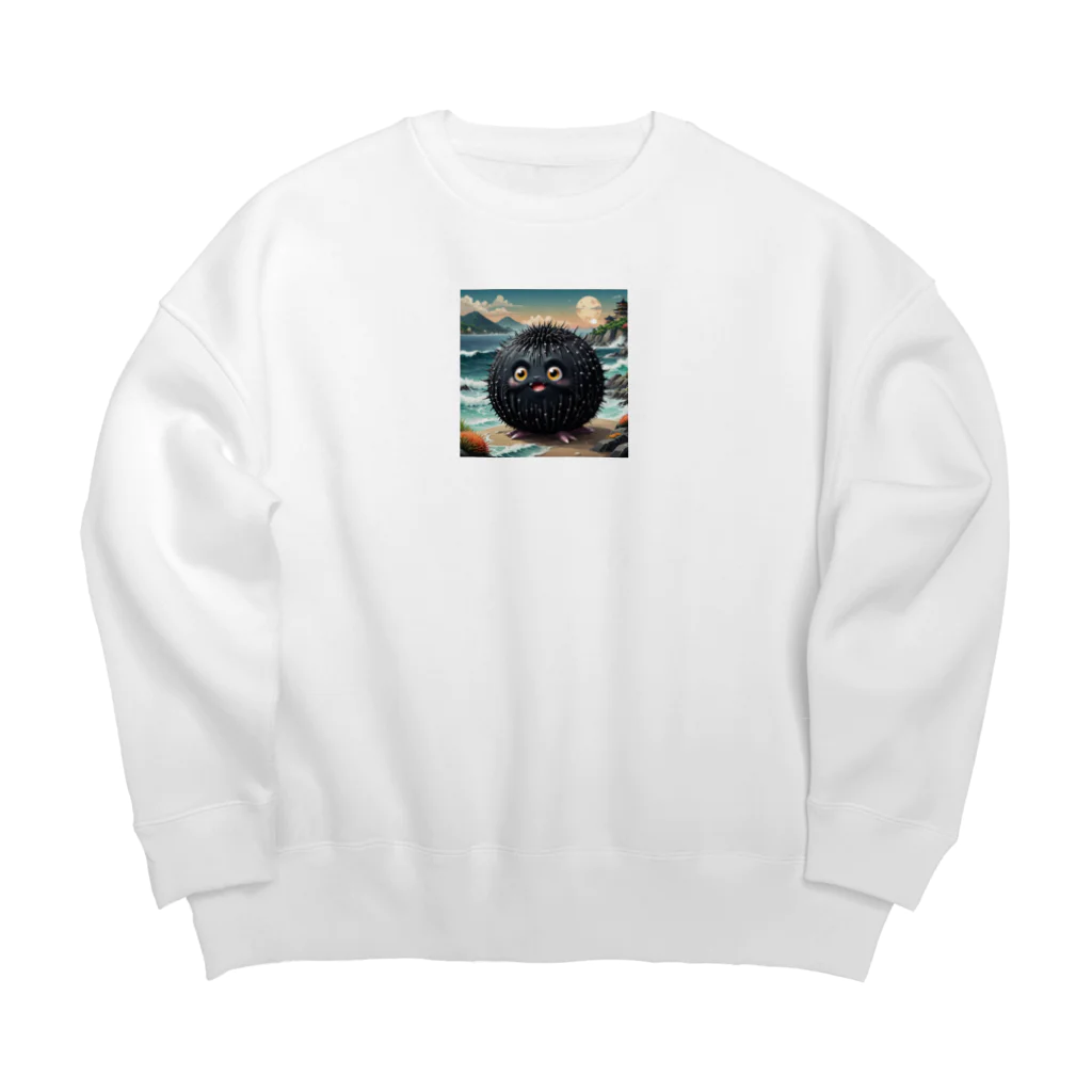 AI妖怪大図鑑のうに妖怪　バッフン Big Crew Neck Sweatshirt