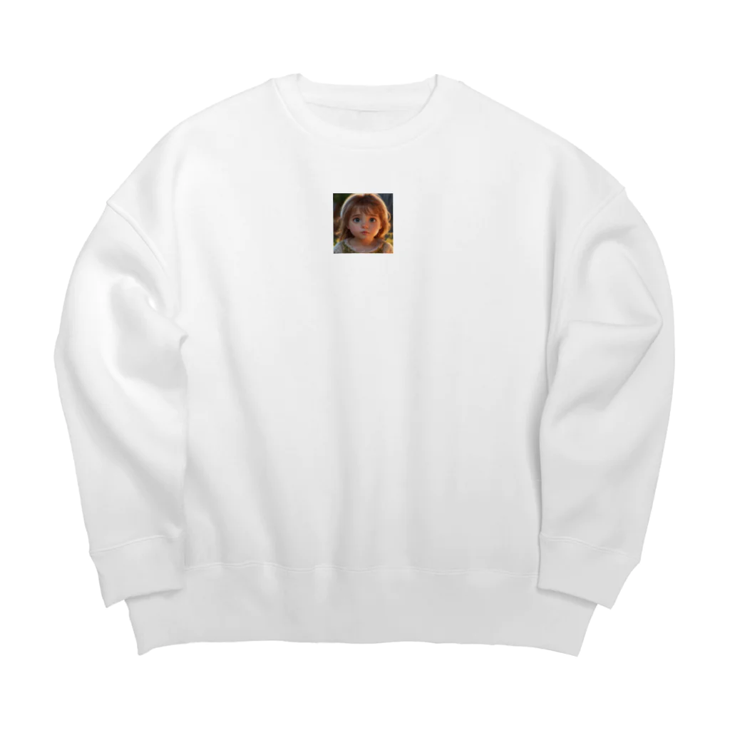 iyasinosakaiのモロちゃん🎶 Big Crew Neck Sweatshirt