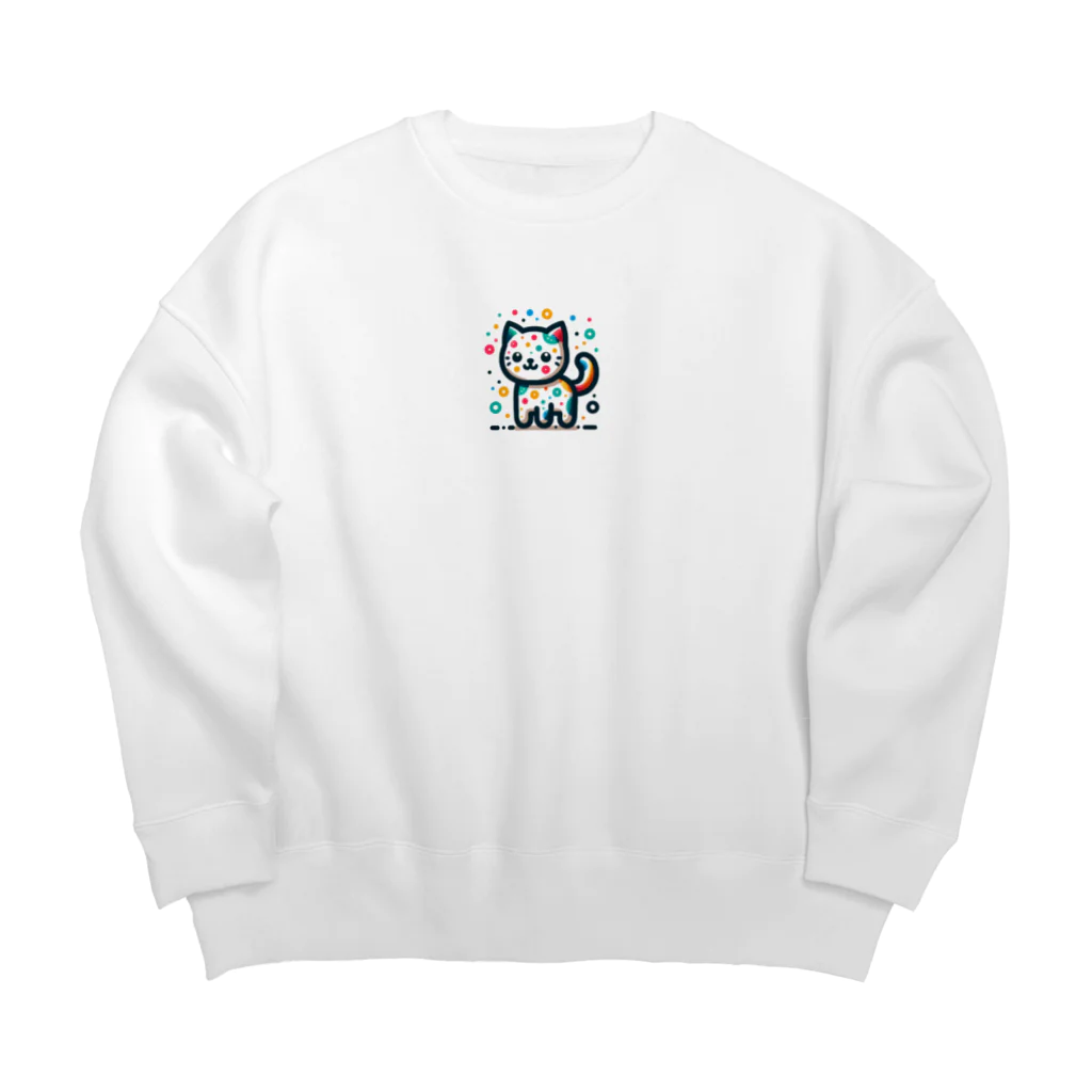 はるねこちゃん🐱　harunekocyanのはるねこちゃん Big Crew Neck Sweatshirt