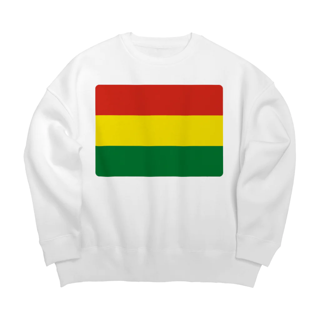 お絵かき屋さんのボリビアの国旗 Big Crew Neck Sweatshirt