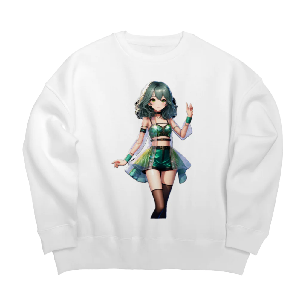 LEELOOショップ✨のアイドル💕ver.4 Big Crew Neck Sweatshirt