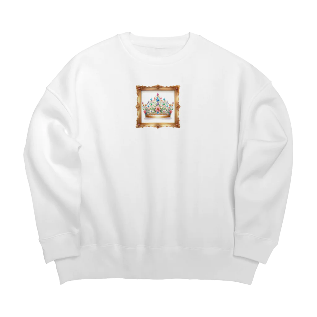 michanのティアラとはな2 Big Crew Neck Sweatshirt