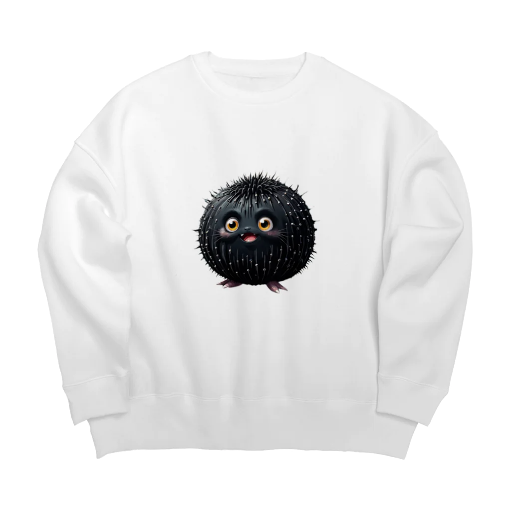 AI妖怪大図鑑のウニ妖怪　バッフン Big Crew Neck Sweatshirt