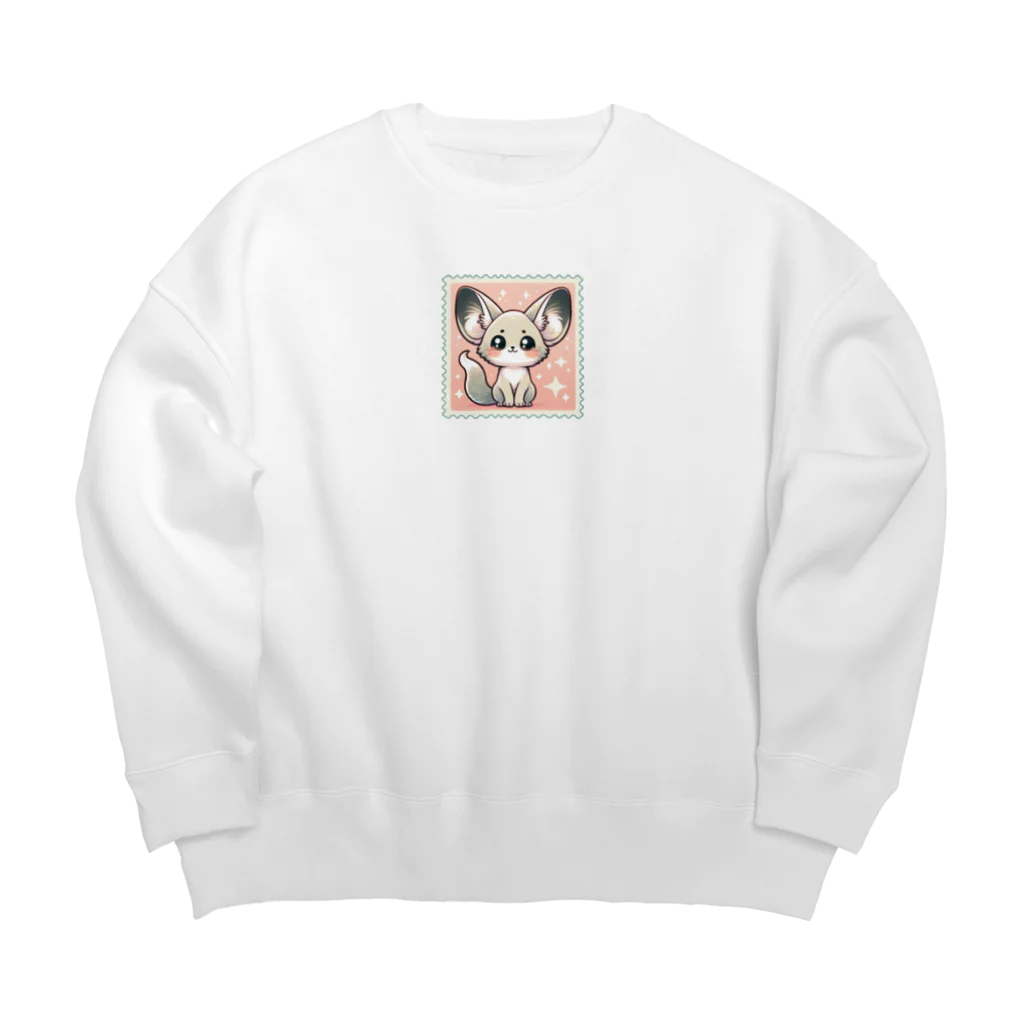 ゆうちゃんNFTいいねの耳長フェネックちゃん21 Big Crew Neck Sweatshirt