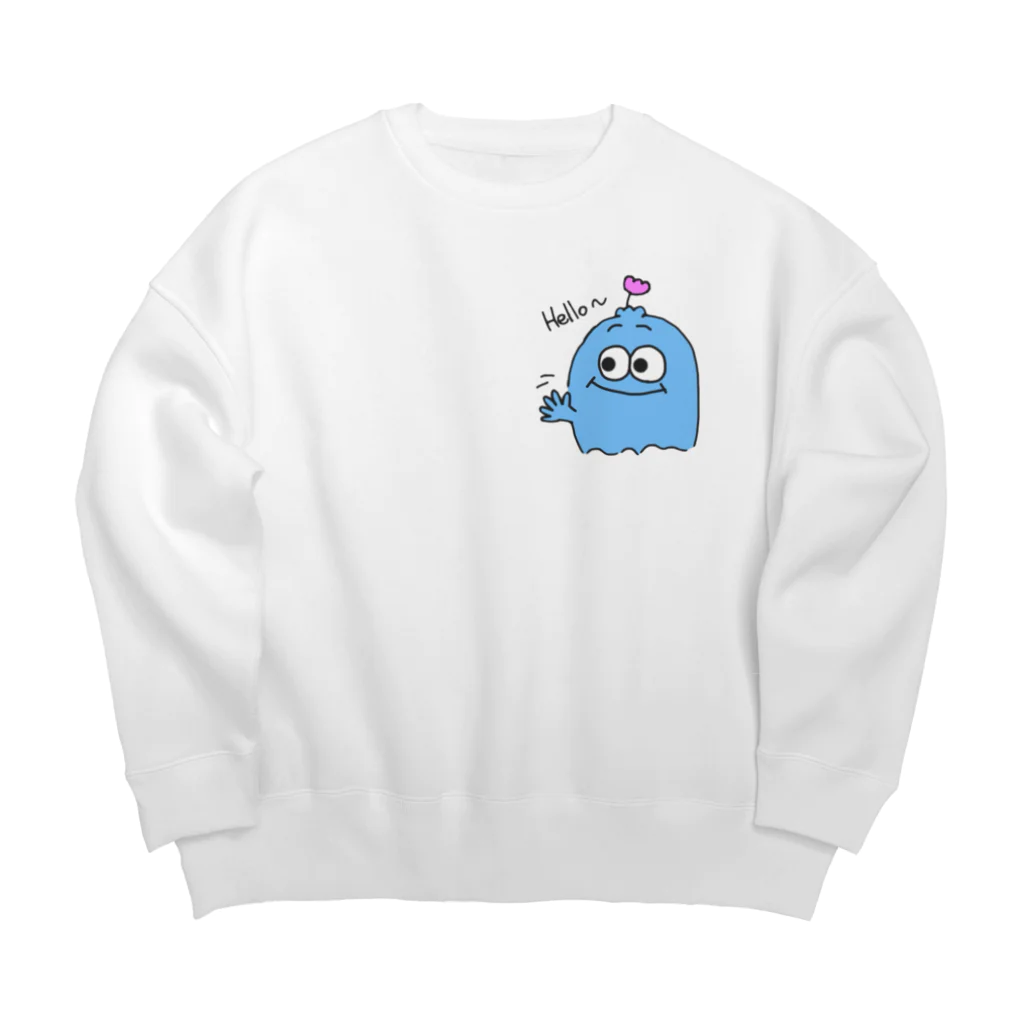 AnkoropiのニコぶるHello Big Crew Neck Sweatshirt