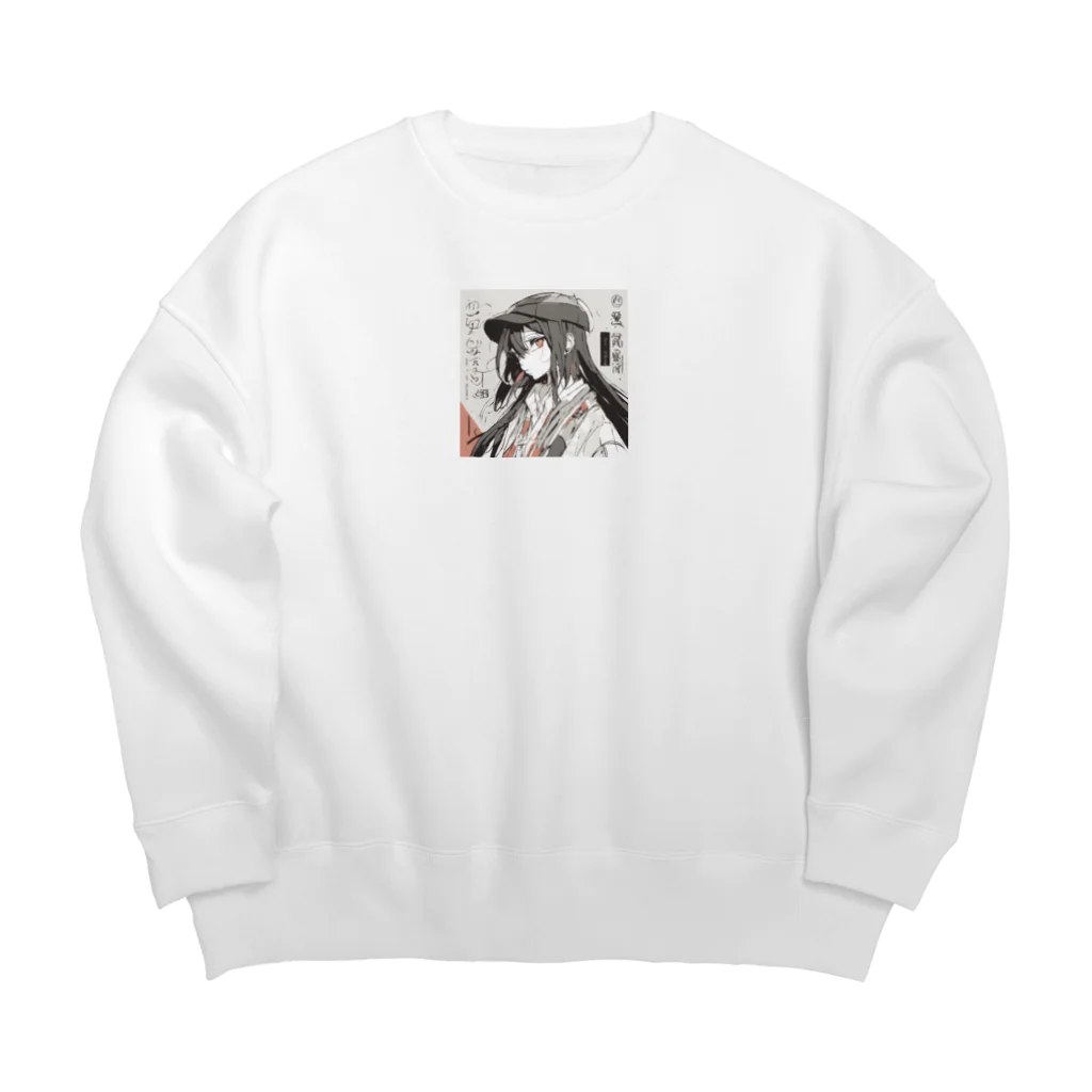 d-design-labの探偵少女 Big Crew Neck Sweatshirt