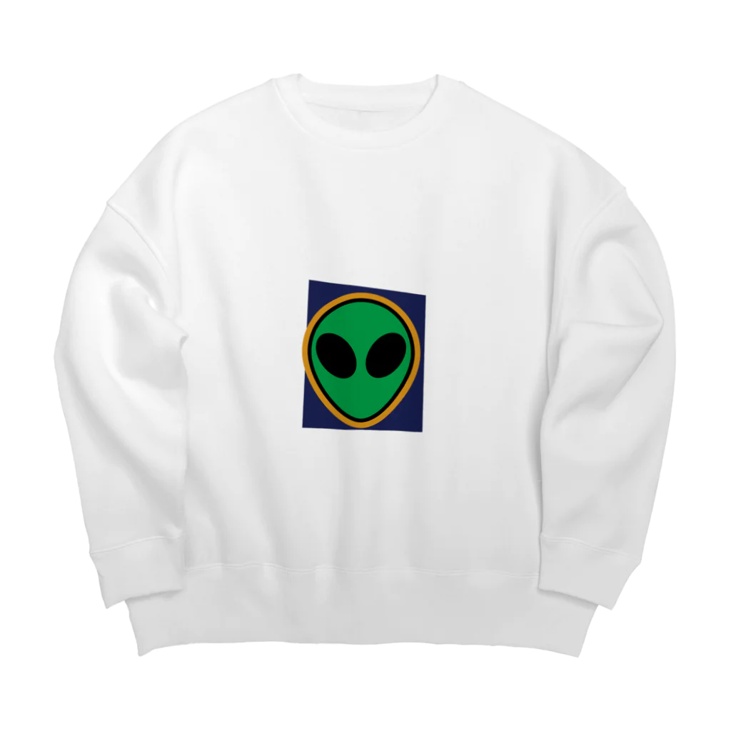 norimitu-の宇宙人2 Big Crew Neck Sweatshirt