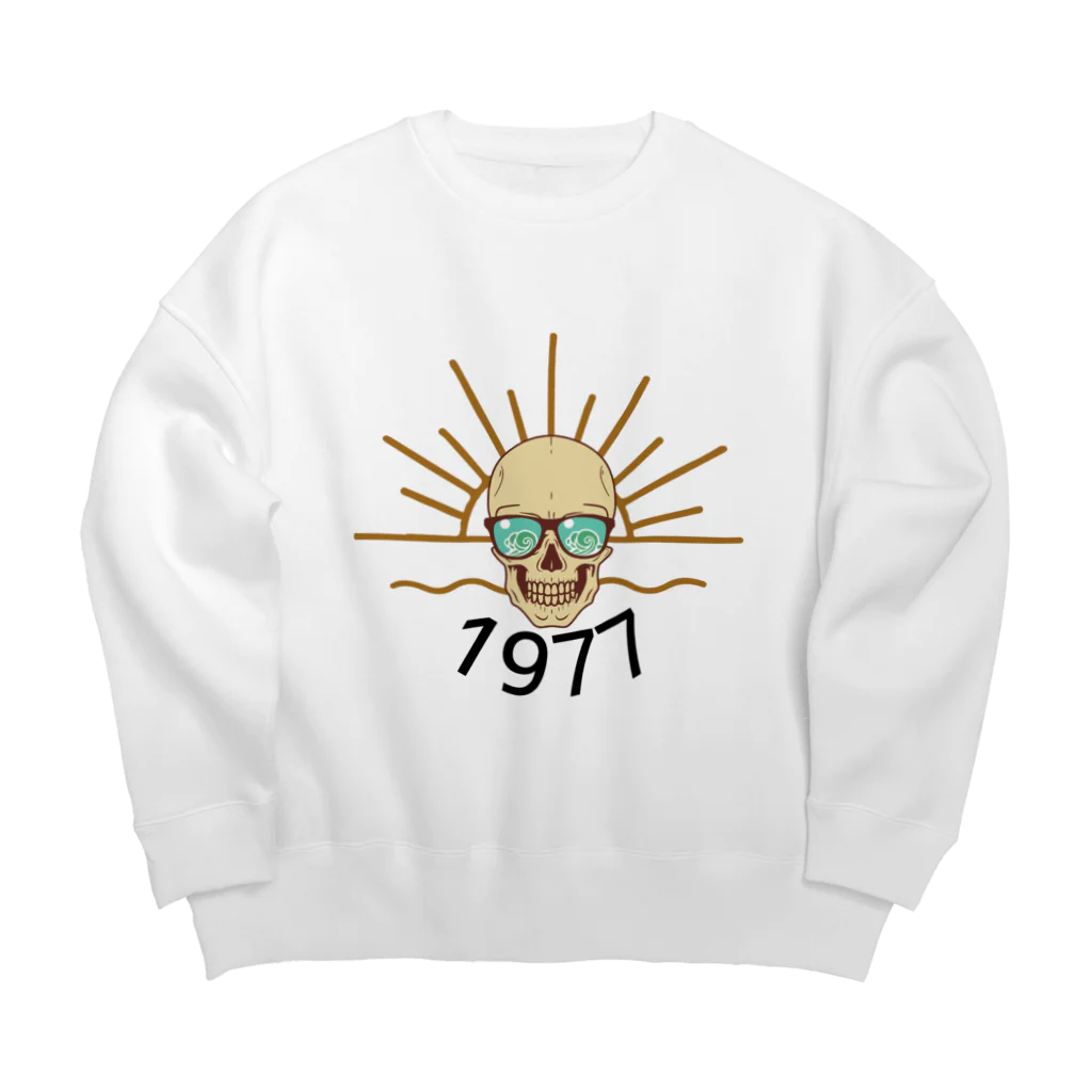 norimitu-の夏の髑髏 Big Crew Neck Sweatshirt