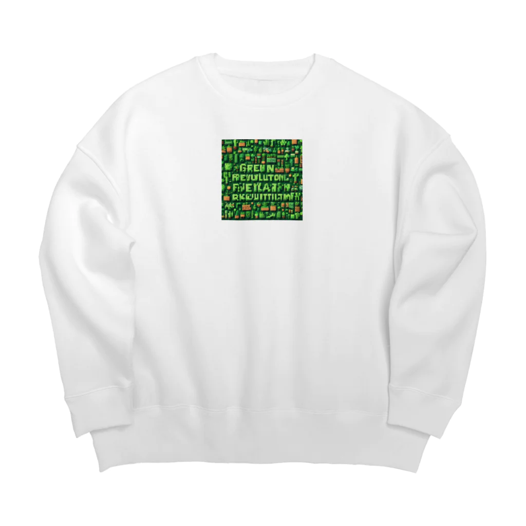 gtkgtmのグリーンレボ Big Crew Neck Sweatshirt