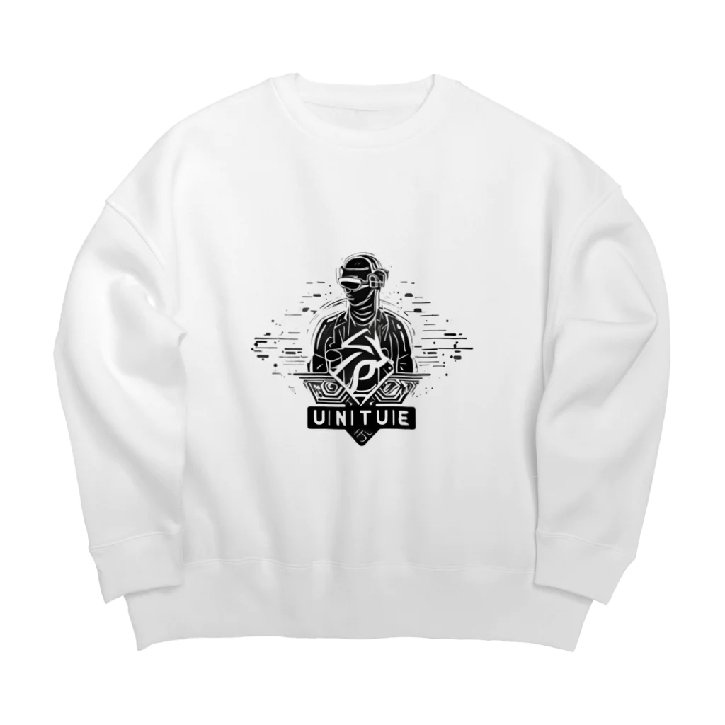 Unique Existenceのfuture man Big Crew Neck Sweatshirt