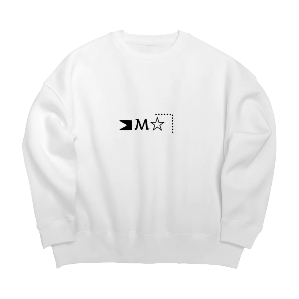 Rad7のMの飛躍 Big Crew Neck Sweatshirt