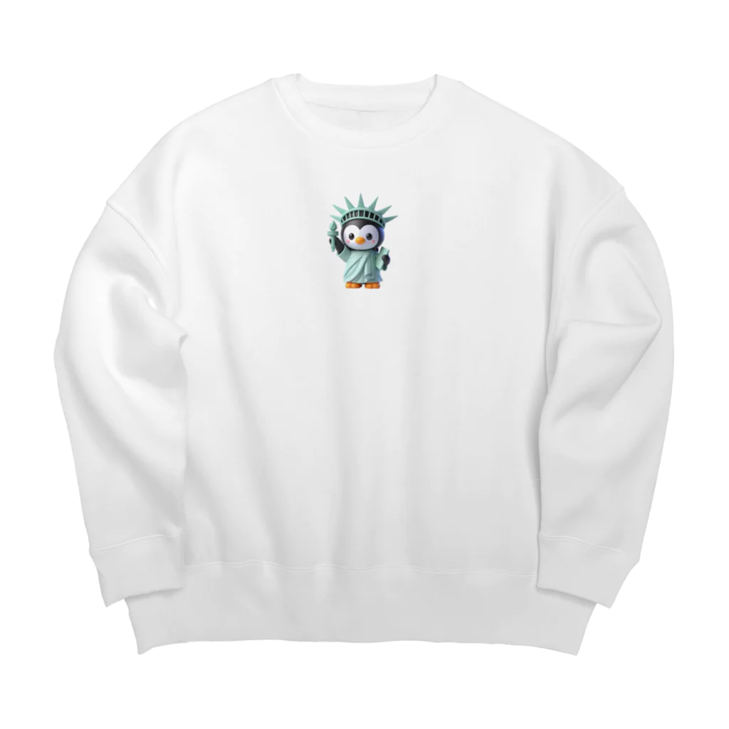 JUPITERの自由のペンギン像 Big Crew Neck Sweatshirt