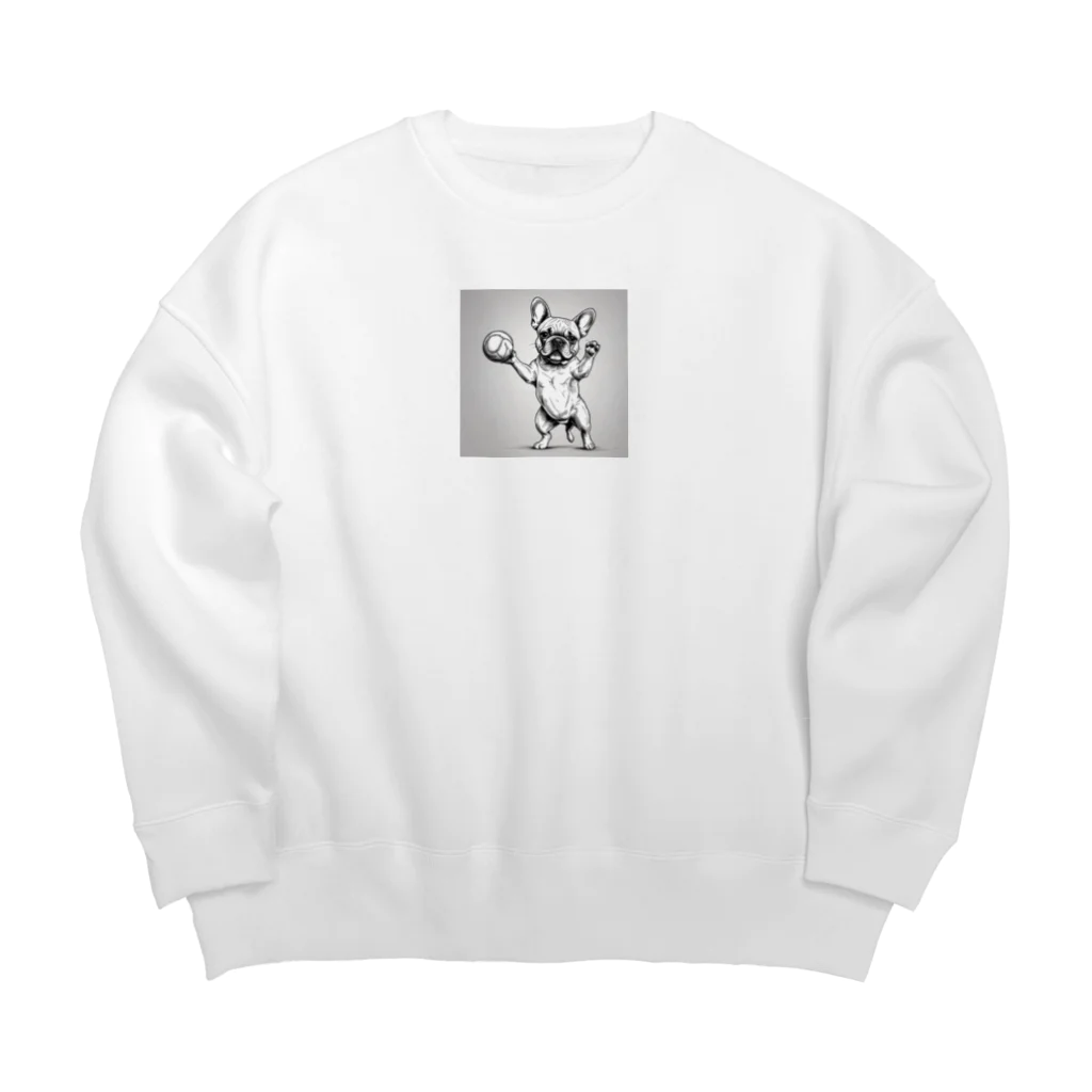 morisutoのフレンチブルドック Big Crew Neck Sweatshirt