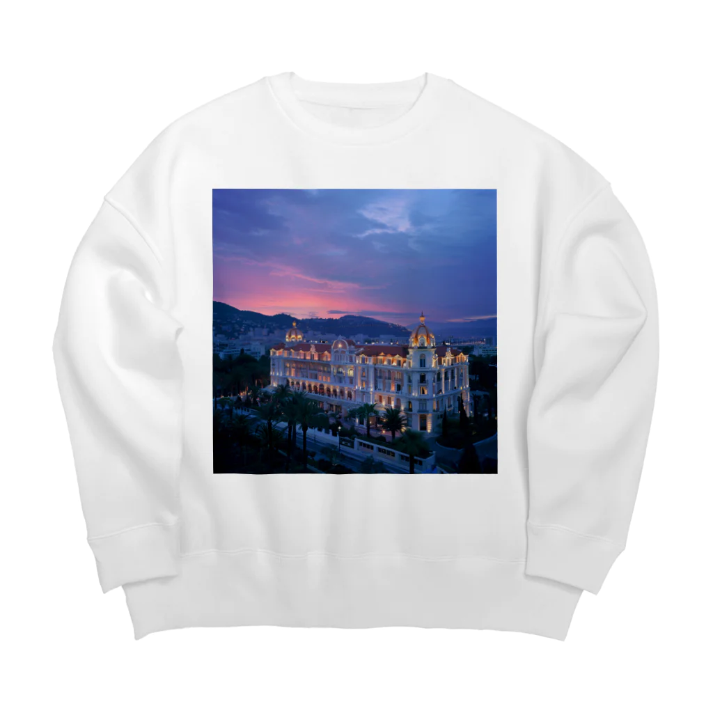 AQUAMETAVERSEのニースの思い出　Tomoe bb 2712 Big Crew Neck Sweatshirt