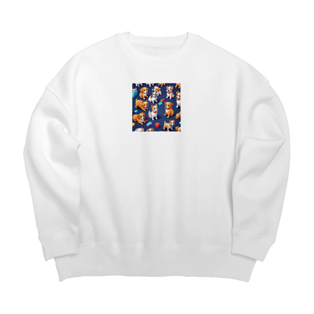 SipStyleStudioJPのワンちゃん大集合 Big Crew Neck Sweatshirt