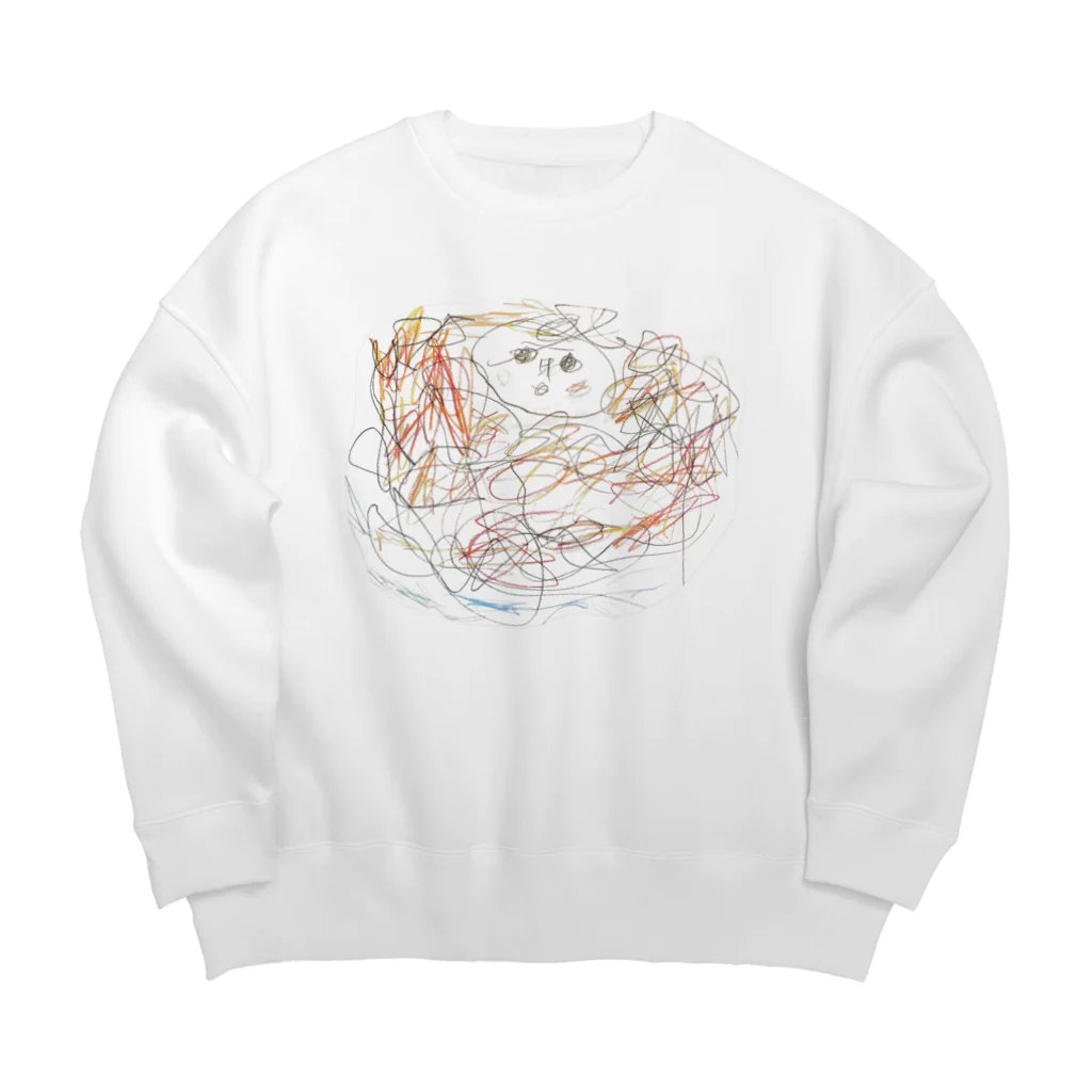 tomorhythmのねぷた絵 Big Crew Neck Sweatshirt