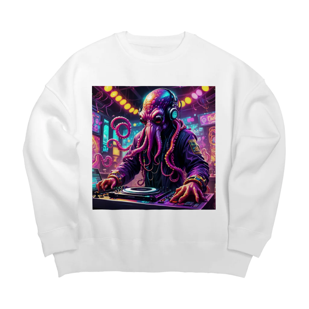 ちゃんろんのDJタコ Big Crew Neck Sweatshirt