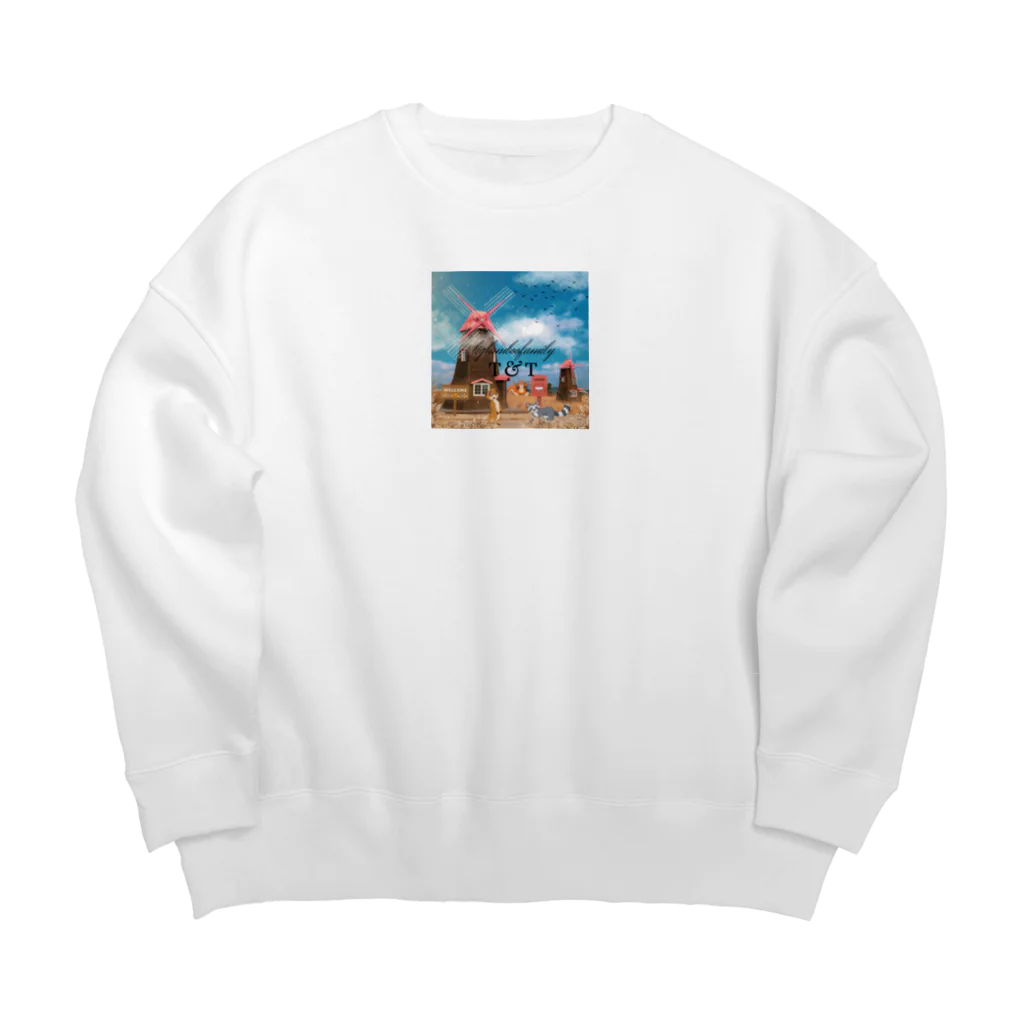 bigbamboofamilyのbigbamboofamily Big Crew Neck Sweatshirt