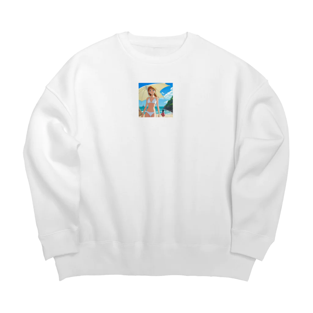 限界オタクの新境地の水波ルミナ Big Crew Neck Sweatshirt