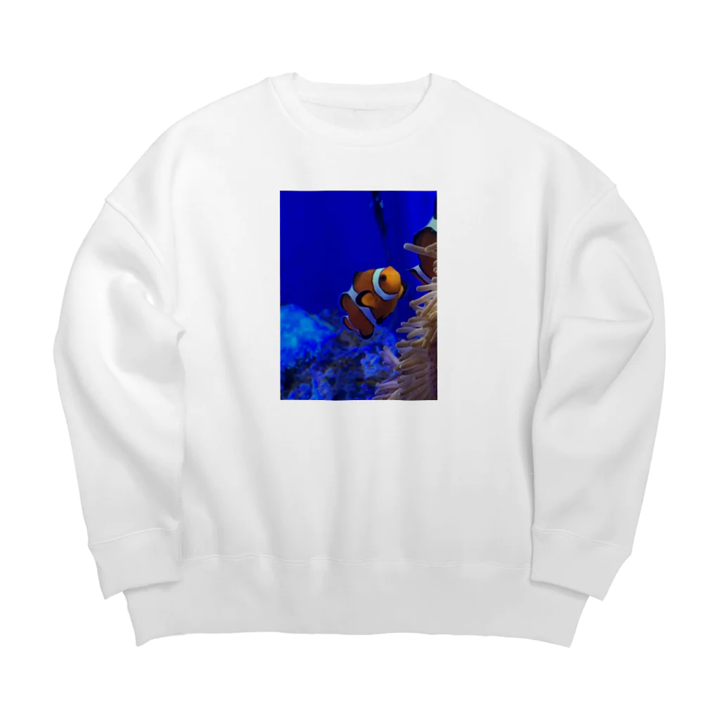 Ebiten3の可愛いクマノミ Big Crew Neck Sweatshirt