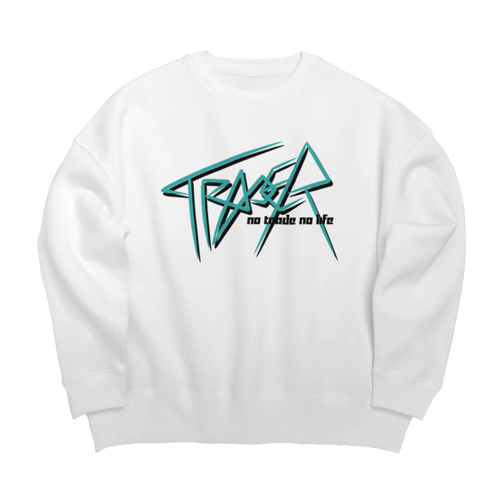 ニポトレ本舗☆投資家とトレーダーに捧ぐのストリートトレーダー/STREET TRADER Big Crew Neck Sweatshirt