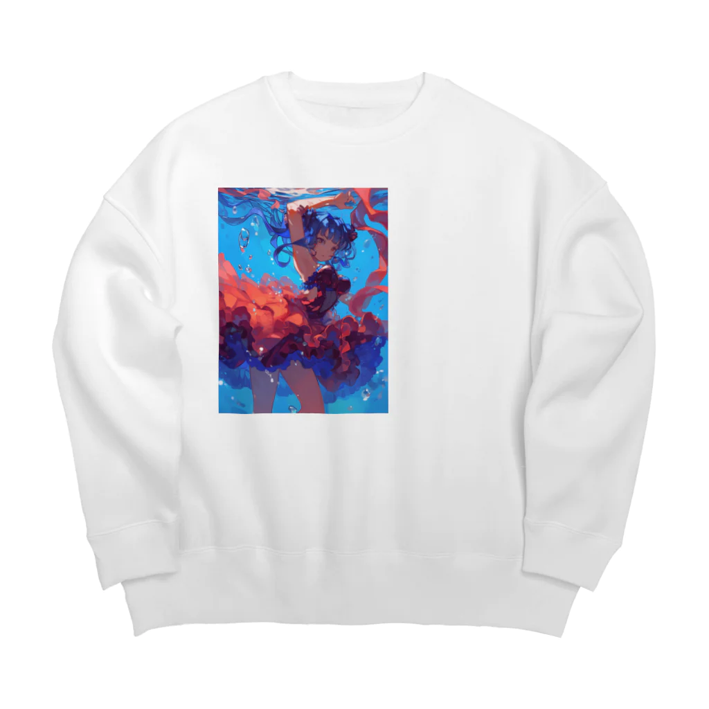 AQUAMETAVERSEの海の中の美ボディ　ラフルール　1859 Big Crew Neck Sweatshirt