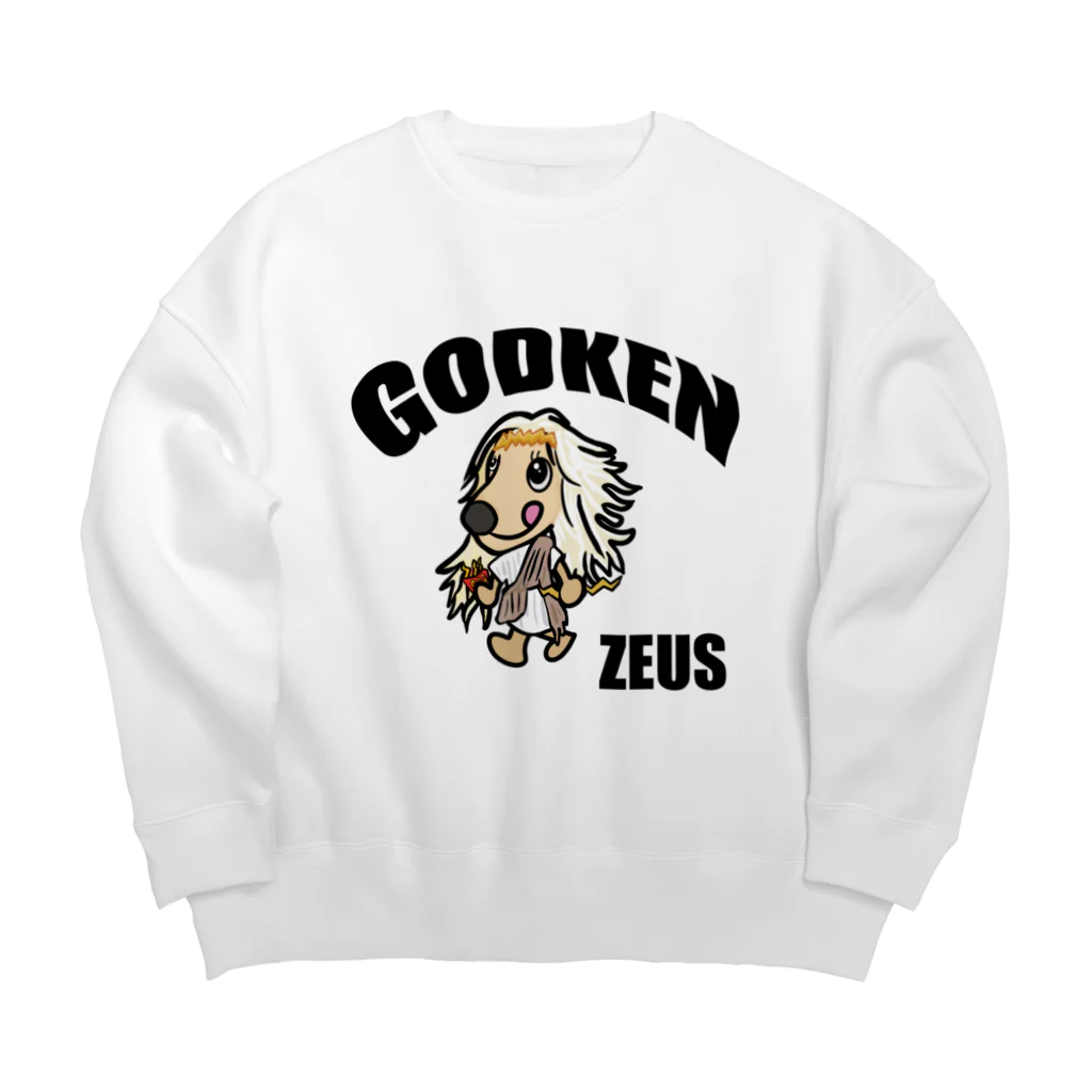 コジコジらんどのGODKEN ZEUS ロゴ有ベーシック ビッグシルエットスウェット