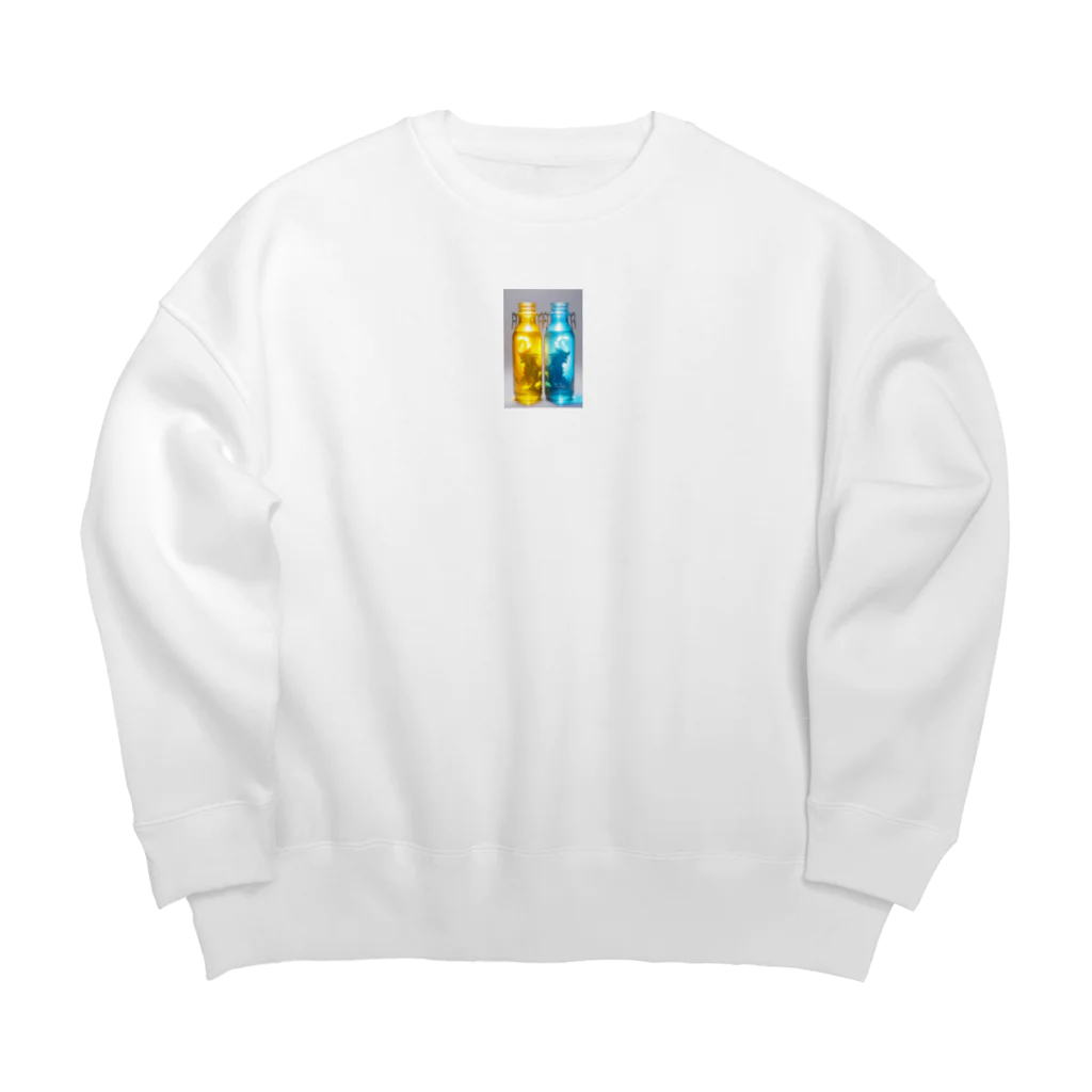 jhajhaのエレメンタル＆ボトルスピリット。 Big Crew Neck Sweatshirt