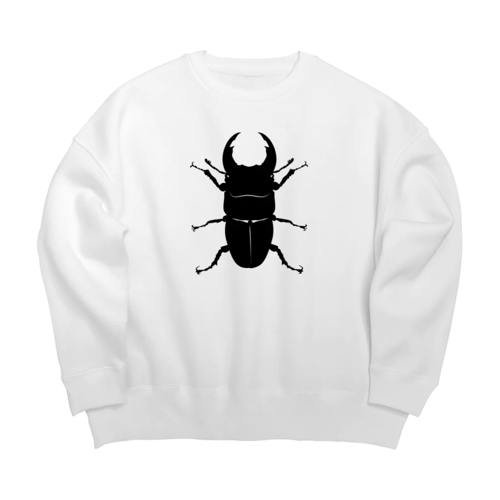 chicodeza by suzuriのオオクワガタ Big Crew Neck Sweatshirt