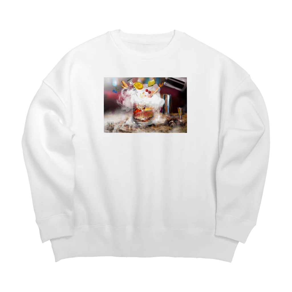 KILIKOStudiosの東京切子ロックグラス Big Crew Neck Sweatshirt