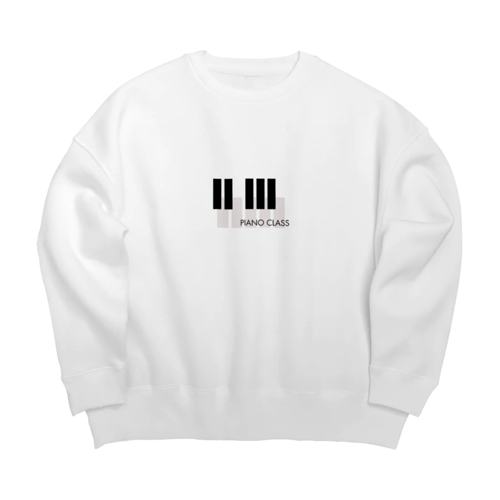 MIKA33のけんばんくんPIANO CLASS Big Crew Neck Sweatshirt