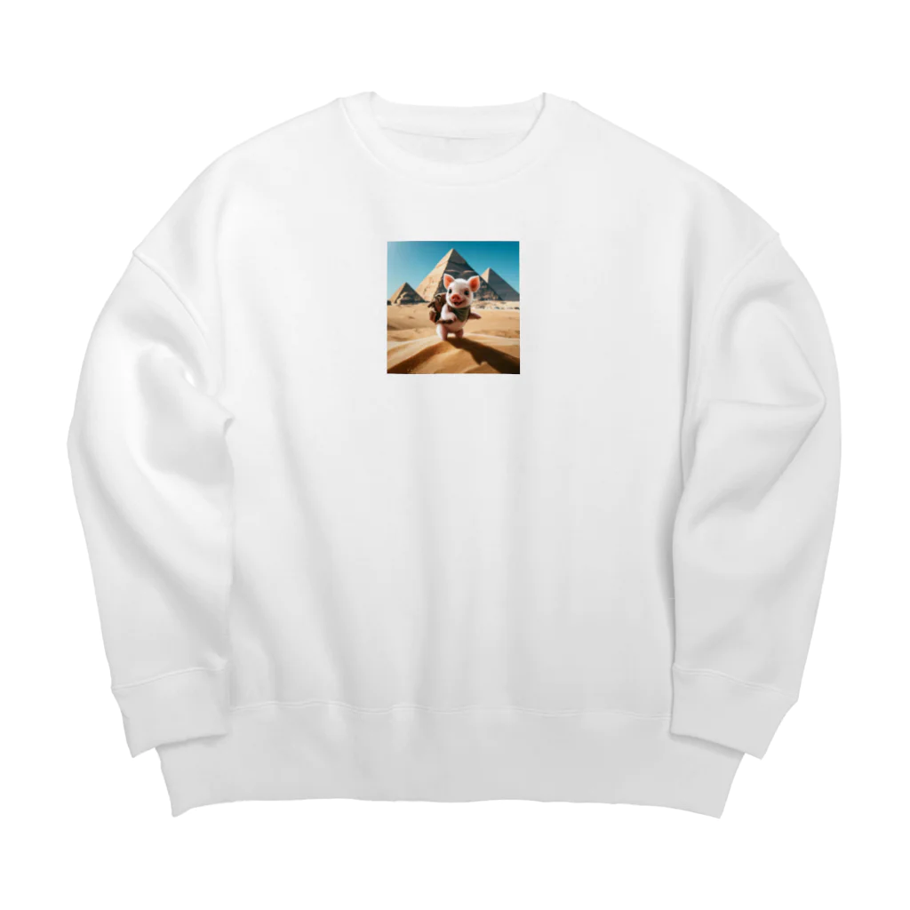 マシャのPちゃんの冒険 Big Crew Neck Sweatshirt