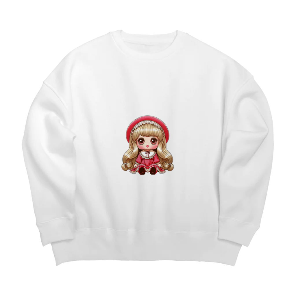 ミントキャンディのレトロなDOLL Big Crew Neck Sweatshirt