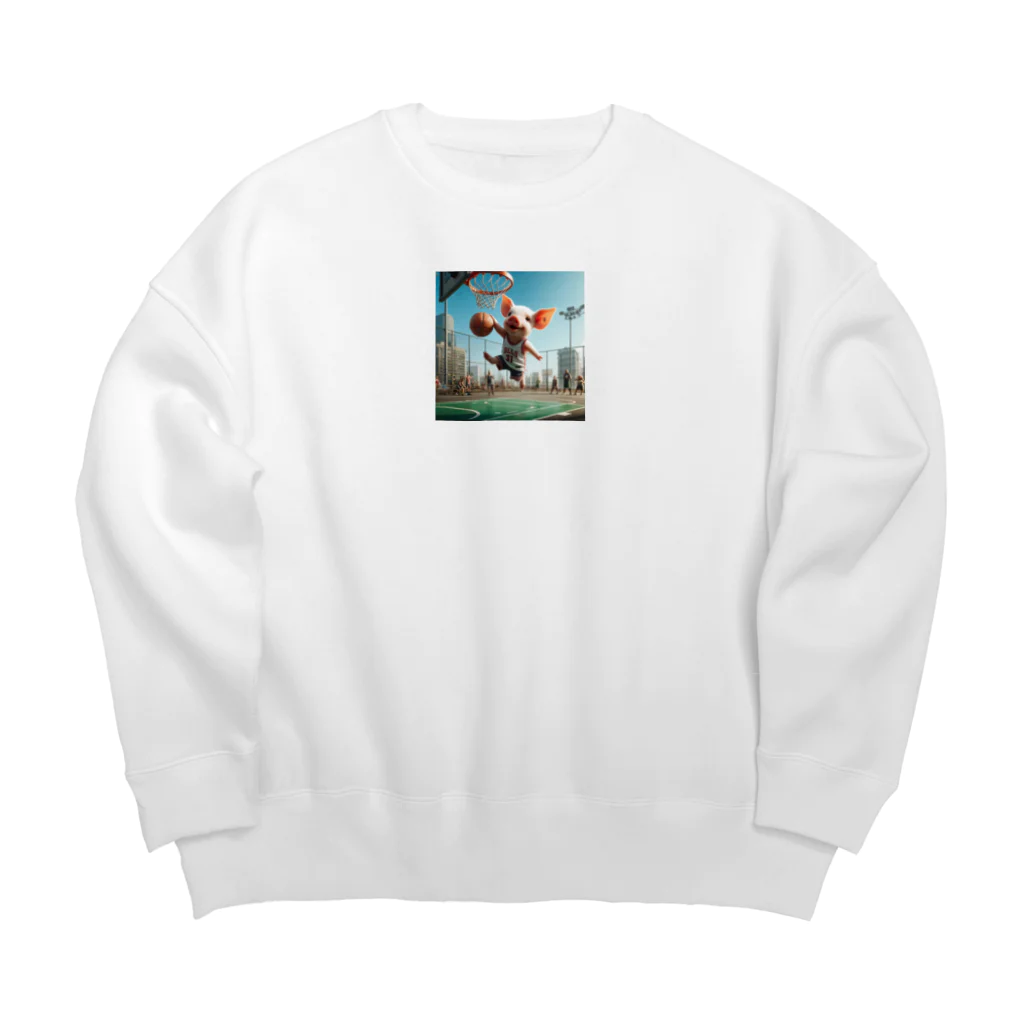 マシャのｐちゃんの冒険 Big Crew Neck Sweatshirt