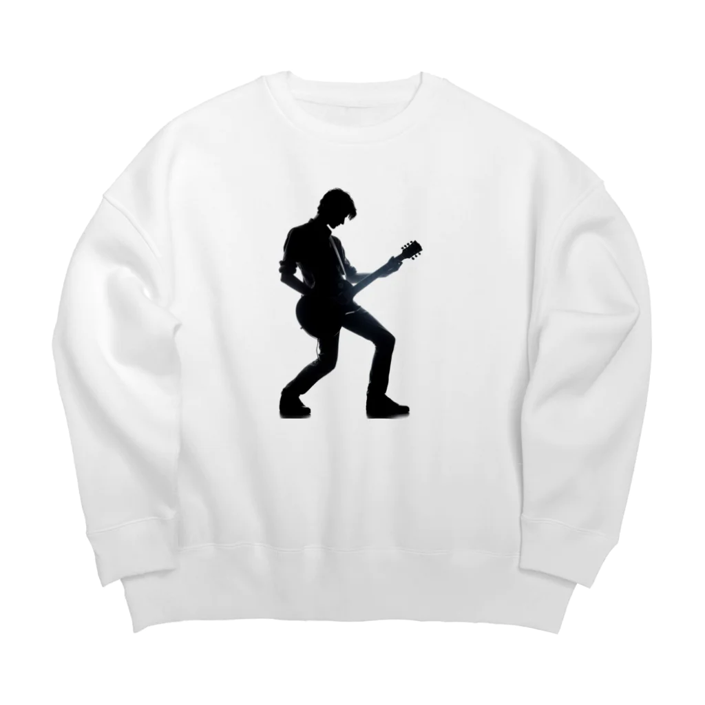 keystoneのguitarist3 Big Crew Neck Sweatshirt