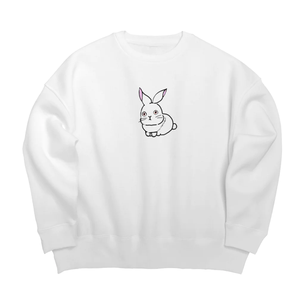 yuki_mayのKIDS RABBIT_1 Big Crew Neck Sweatshirt