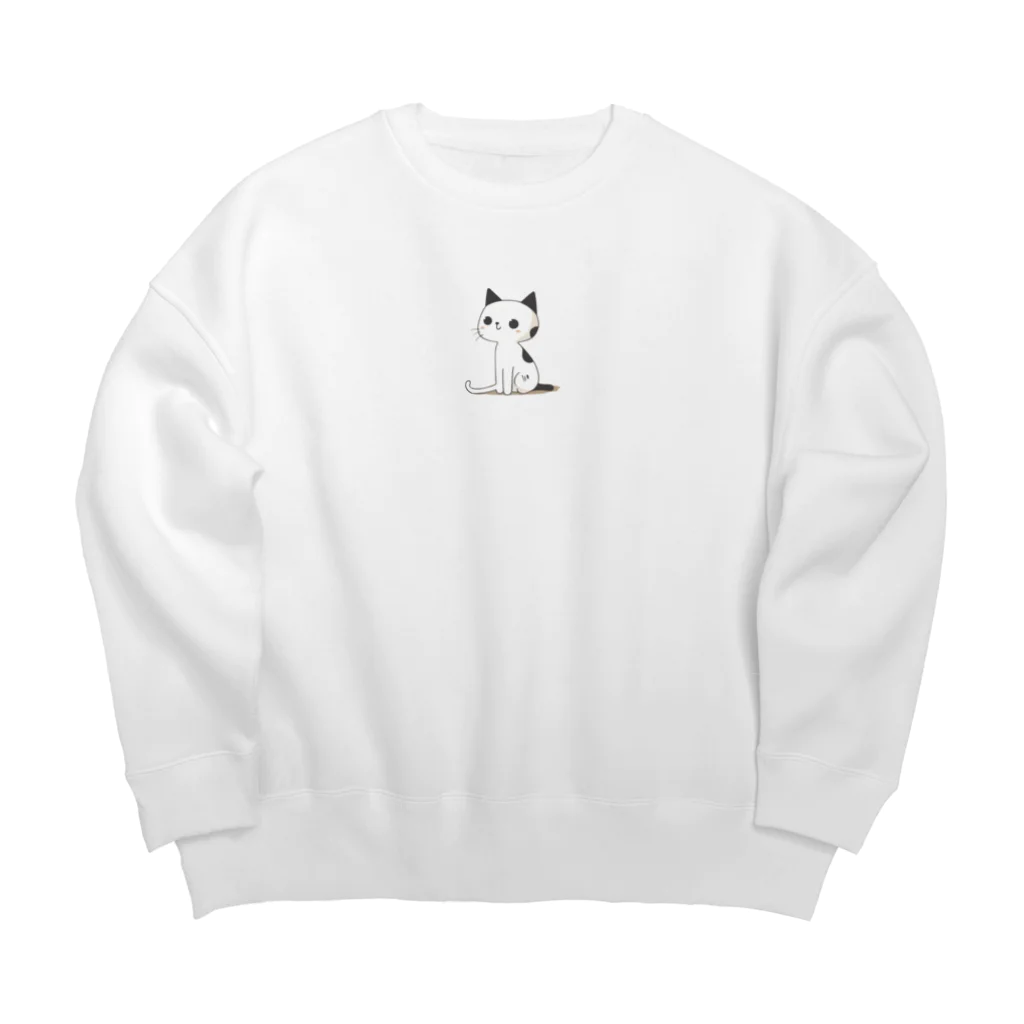 猫グッズ専門店トトまるのトトまる Big Crew Neck Sweatshirt