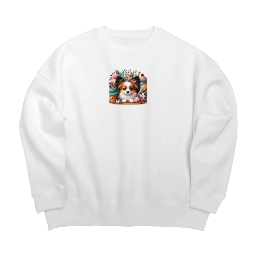 岸本淳の俺のパピヨン２ Big Crew Neck Sweatshirt