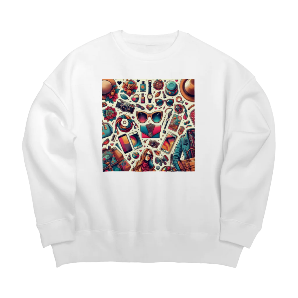 cocoraion1524のcocoraion Big Crew Neck Sweatshirt