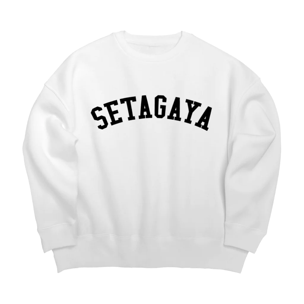 せたが屋さんの世田谷Tシャツ　ブラックロゴ(setagaya item) ビッグシルエットスウェット