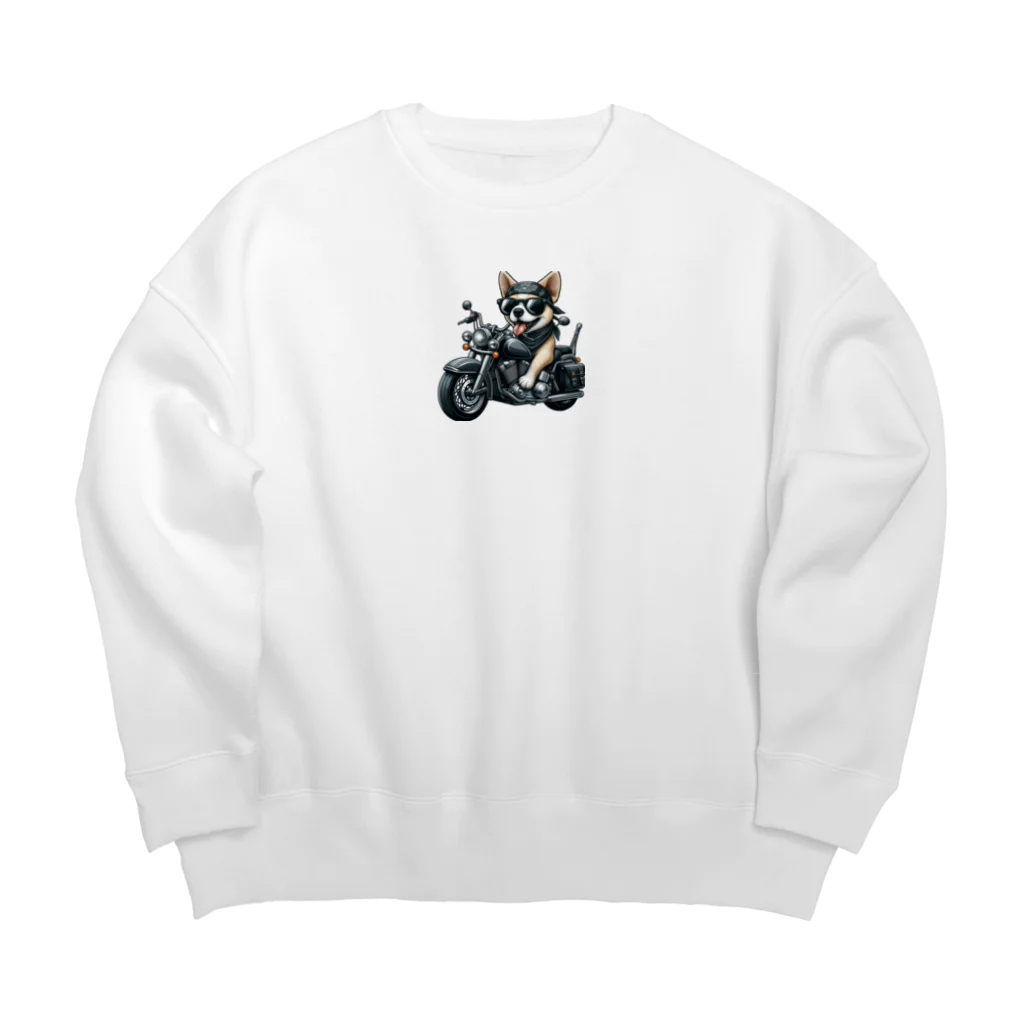 バイカーズクラブのAmericandog Big Crew Neck Sweatshirt