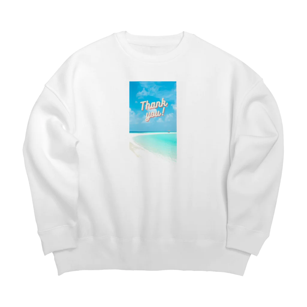 namidamakiの夏よ！ありがとう♥ Big Crew Neck Sweatshirt