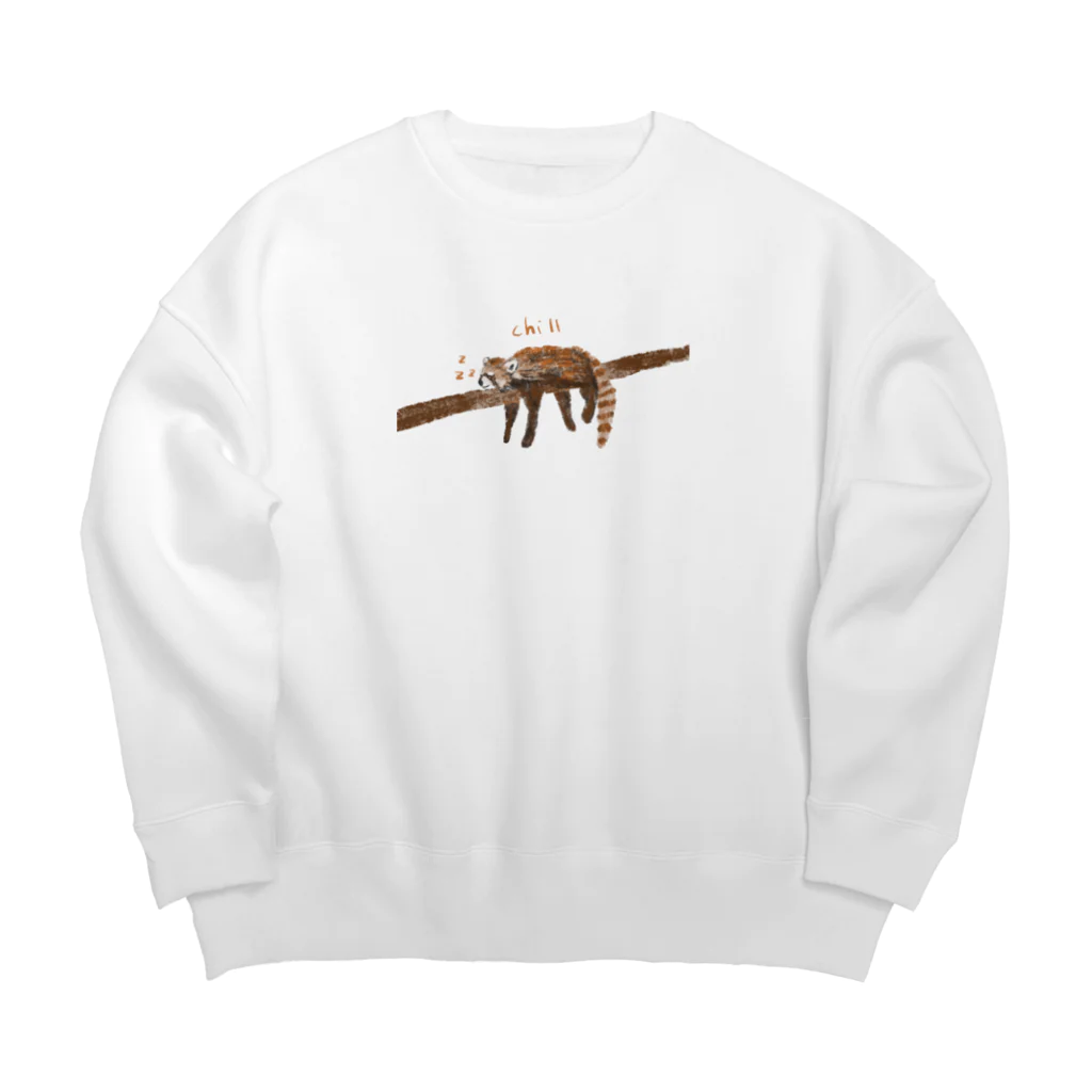 hisakonのチルするアライグマ君 Big Crew Neck Sweatshirt