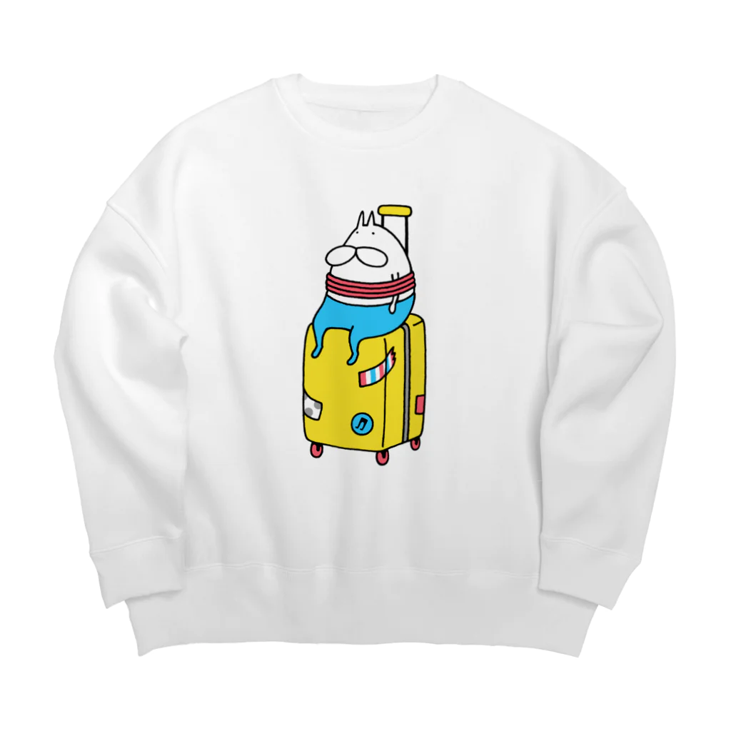 くらきち ONLINE SHOPのねこタイツと旅に出る Big Crew Neck Sweatshirt