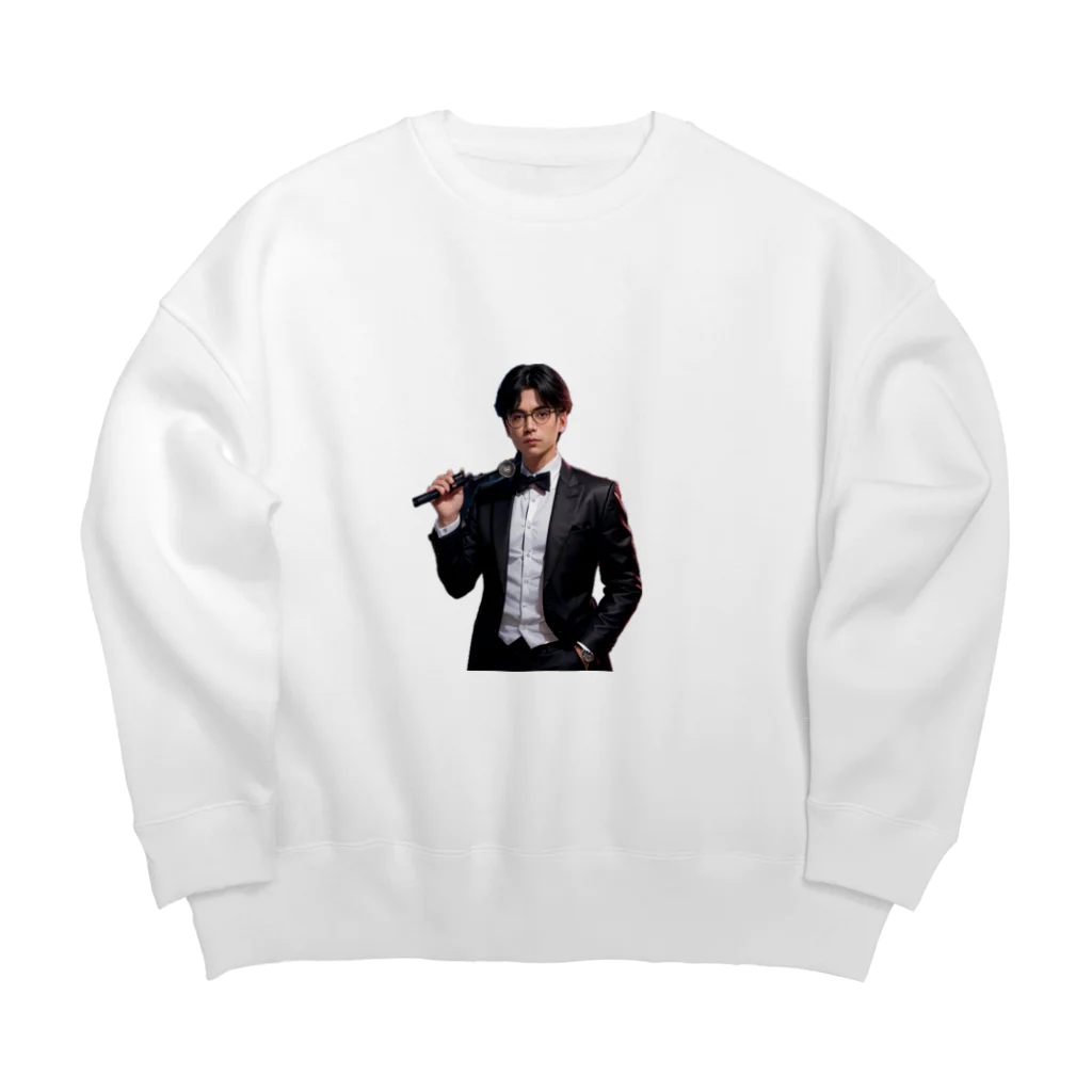 オリジナルグッズショップ KIJITORAの名探偵 Big Crew Neck Sweatshirt