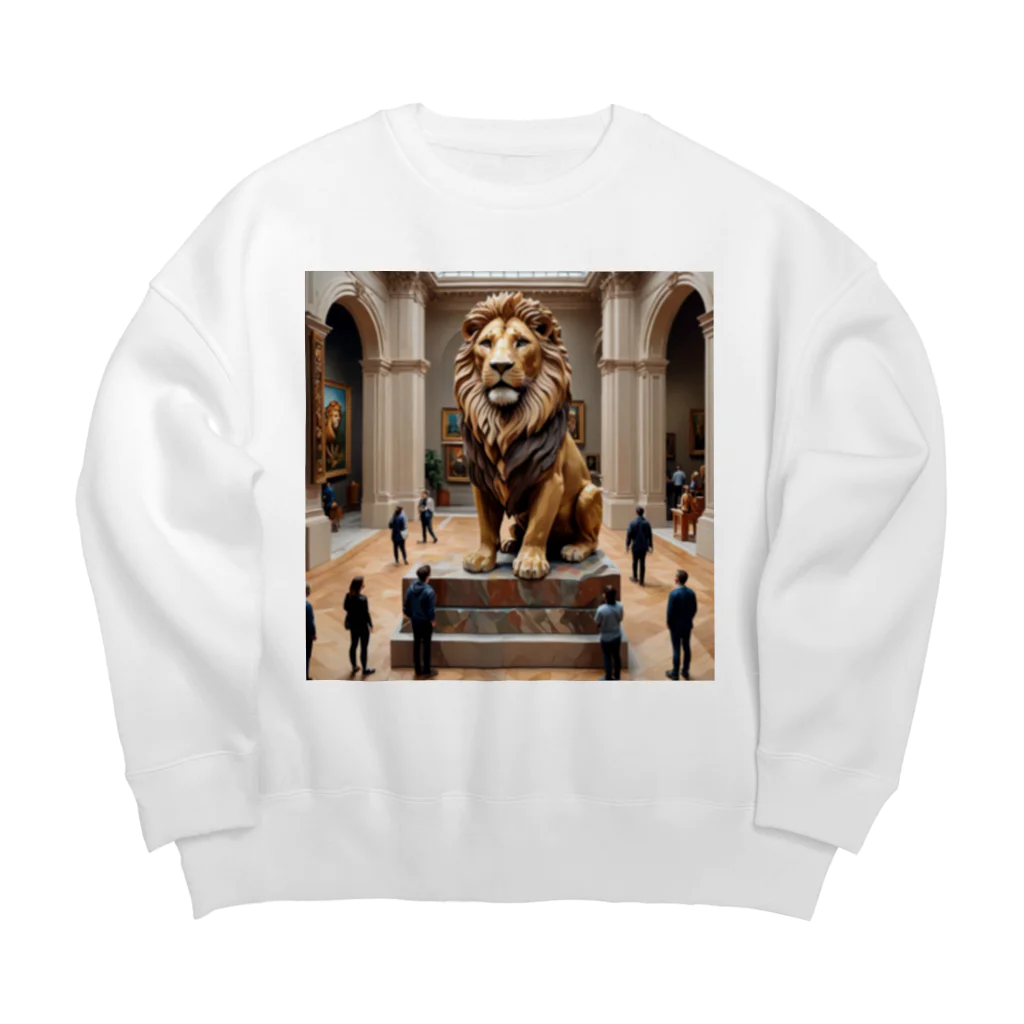 hono想(そう)イタグレ日記のようこそ美術館へ Big Crew Neck Sweatshirt