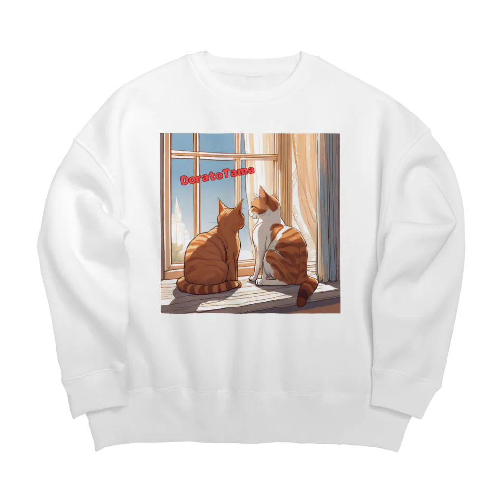 NanikatonanikaのDoratoTama Big Crew Neck Sweatshirt