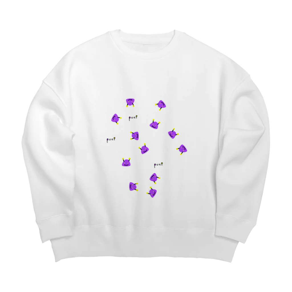 naboxのぷにパターン Big Crew Neck Sweatshirt