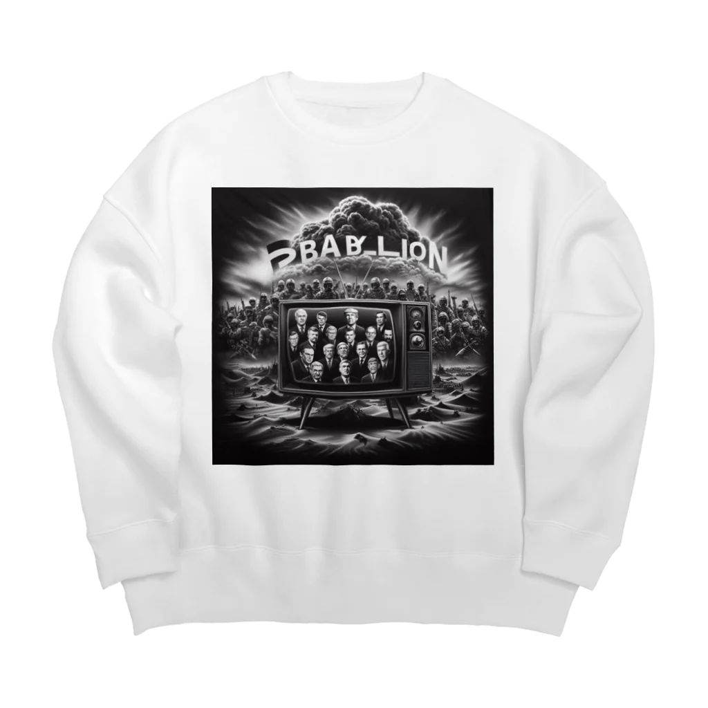 BabylonChannel 🎨 ✝️ ❤️‍🔥のBABYLON channel Big Crew Neck Sweatshirt